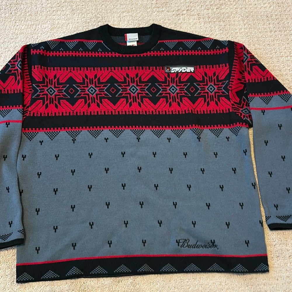Spyder ski sweater- men’s size large